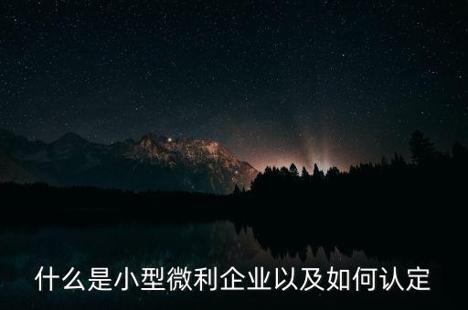 如何申請(qǐng)小微企業(yè)認(rèn)證，怎么申請(qǐng)辦理小微企業(yè)