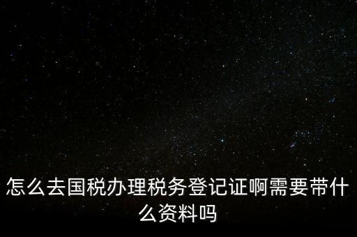 電子國稅如何稅務登記證，如何進行電子報稅的稅務登記