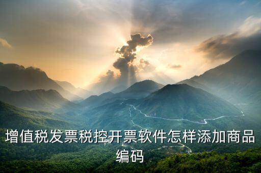 開票軟件如何導入商品編碼，怎樣增加發(fā)票商品編碼