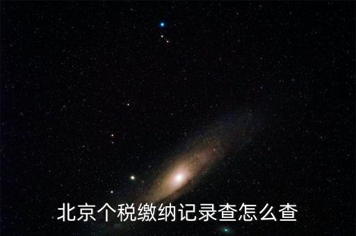 北京如何查詢個(gè)稅繳費(fèi)記錄查詢密碼，北京個(gè)稅繳納記錄查怎么查