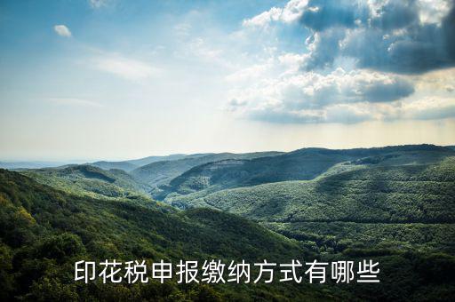 印花稅如何申報繳納，印花稅申報流程