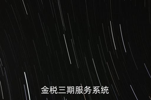 如何編制金稅三期系統(tǒng)查詢手冊，金稅三期服務系統(tǒng)
