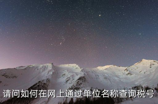 企業(yè)稅號如何查詢系統(tǒng)，怎么在網(wǎng)上查企業(yè)稅號