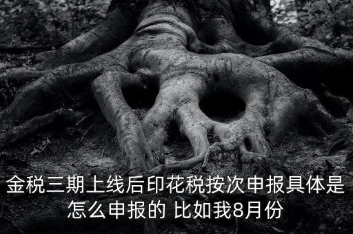 金稅三期如何填報(bào)印花稅表，印花稅申報(bào)報(bào)表要怎么填啊