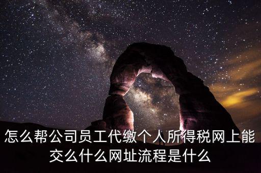 個(gè)稅如何代繳，行政事業(yè)單位個(gè)人所得稅怎樣代扣代繳
