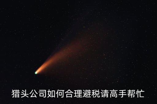 咨詢服務企業(yè)如何避稅，企業(yè)如何能夠合理避稅