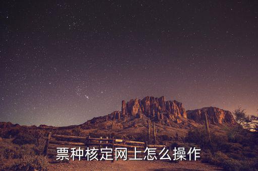 深圳如何票種核定，票種核定網(wǎng)上怎么操作