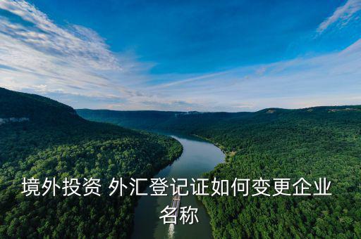 外匯公司名稱怎么起,外資公司注冊須具備以下六件事項(xiàng)