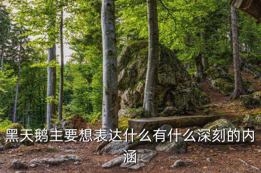 黑天鵝書說的是什么，黑天鵝主要想表達什么有什么深刻的內(nèi)涵