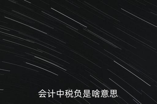 稅負(fù)是什么意思，會(huì)計(jì)中稅負(fù)是啥意思