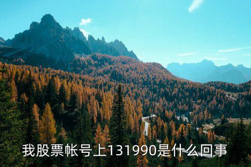 131990標準券是什么，本來輸入代碼131810結(jié)果成交以后卻是131990標準券盈虧比例