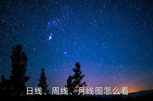  日線、周線、月線圖怎么看