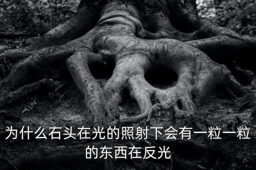 中金星石為什么這么差，為什么石頭在光的照射下會(huì)有一粒一粒的東西在反光