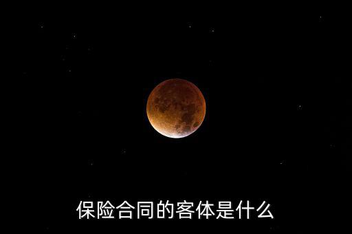 保險(xiǎn)合同客體是什么意思，人身保險(xiǎn)合同的客體具體是指什么
