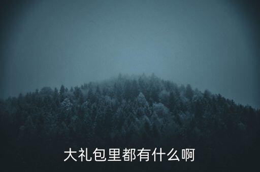 雙匯大禮包中有什么，大禮包里都有什么啊