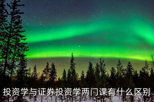 什么叫投資學(xué)，投資學(xué)是一門(mén)獨(dú)立的學(xué)科還是從屬于金融或經(jīng)濟(jì)學(xué)