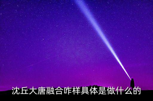大唐融合是干什么的，沈丘大唐融合咋樣具體是做什么的