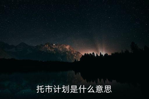 托市糧什么意思，托市計(jì)劃是什么意思