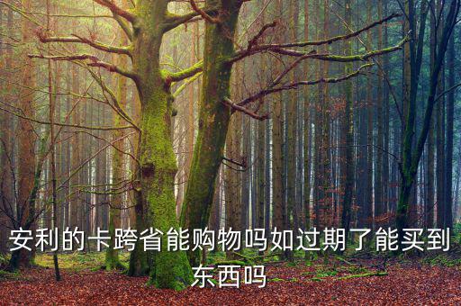 安利的卡跨省能購(gòu)物嗎如過期了能買到東西嗎