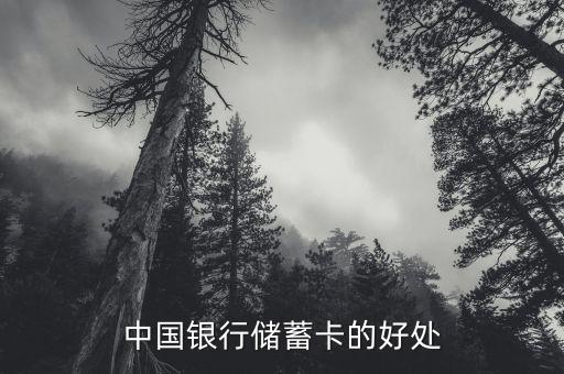 中國銀行存蓄卡有什么好處，中國銀行儲蓄卡的好處