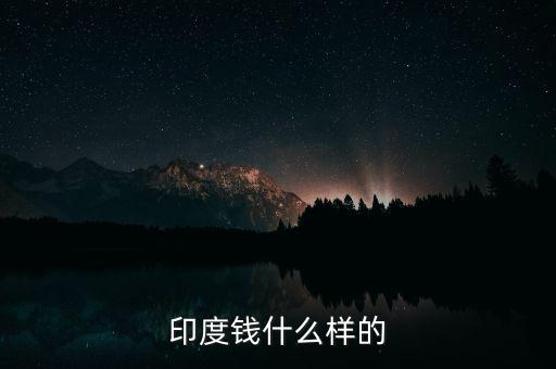 印度盧比什么樣，請問我這盧比怎么樣