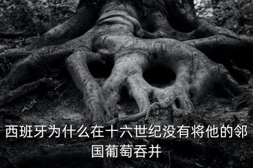 西班牙為什么沒有吞并葡萄牙，西班牙為什么在十六世紀(jì)沒有將他的鄰國葡萄吞并