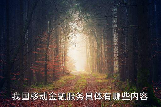 金融服務(wù)包括什么，銀行金融服務(wù) 主要指哪些事