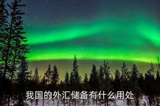 國家外匯儲(chǔ)備是干什么用的，國家外匯儲(chǔ)備的用途有哪些