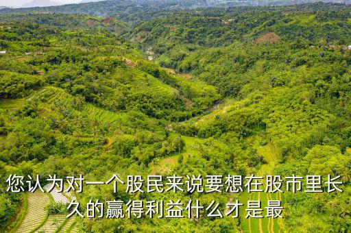 什么才是股票中最重要的技術(shù)，您認(rèn)為對(duì)一個(gè)股民來(lái)說(shuō)要想在股市里長(zhǎng)久的贏得利益什么才是最