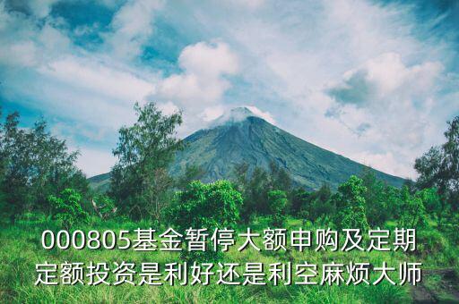 001815基金為什么暫停，001719基金為什么暫停申購