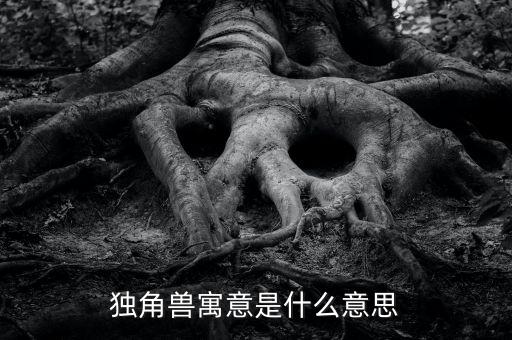 牛?？假Y獨(dú)角獸版是什么意思，股票里獨(dú)角獸概念是什么意思