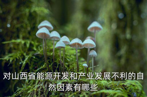 對山西省能源開發(fā)和產業(yè)發(fā)展不利的自然因素有哪些