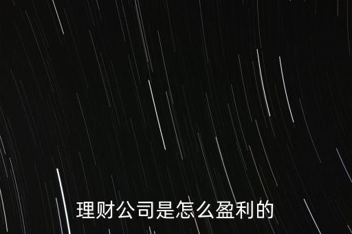 投資公司靠什么賺錢，投資理財(cái)公司靠什么賺錢