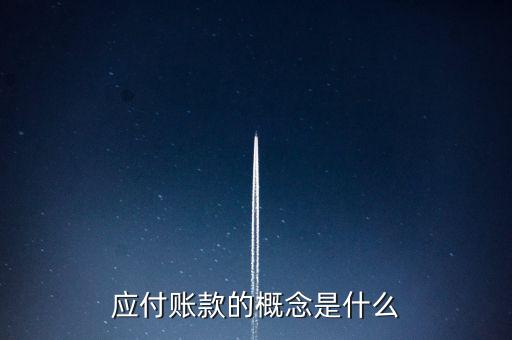 什么是應付賬款保理，應付賬款的概念是什么