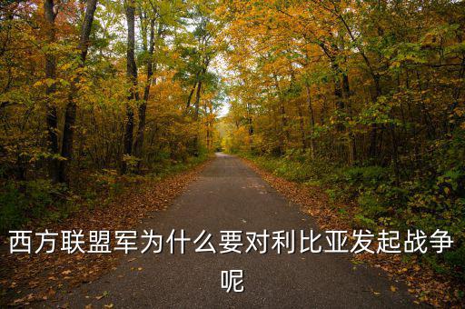 歐債危機下的法國為什么要發(fā)動利比亞戰(zhàn)爭，西方聯(lián)盟軍為什么要對利比亞發(fā)起戰(zhàn)爭呢
