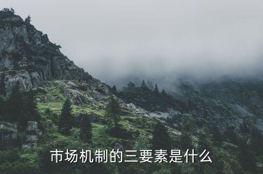 什么是市場(chǎng)三要素，構(gòu)成市場(chǎng)的三大要素是什么
