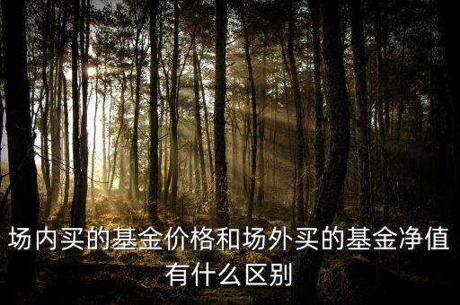 場(chǎng)內(nèi)買(mǎi)的基金價(jià)格和場(chǎng)外買(mǎi)的基金凈值有什么區(qū)別