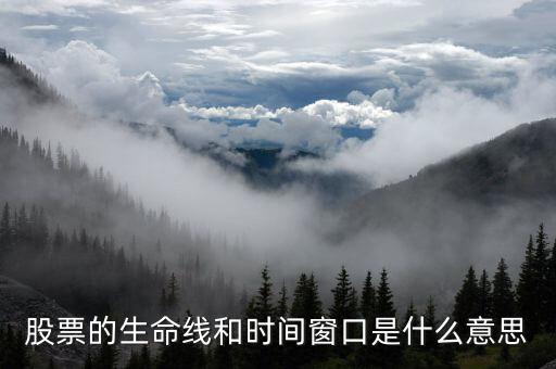 股票的生命線(xiàn)和時(shí)間窗口是什么意思