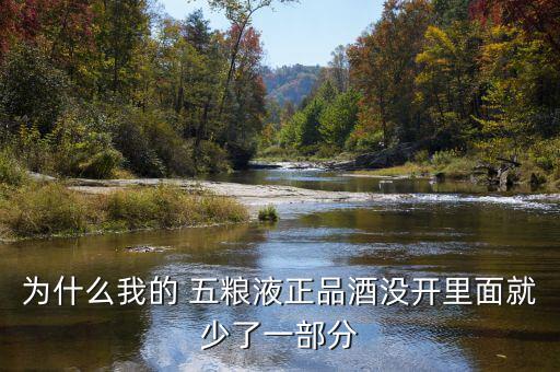 為什么我的 五糧液正品酒沒(méi)開(kāi)里面就少了一部分