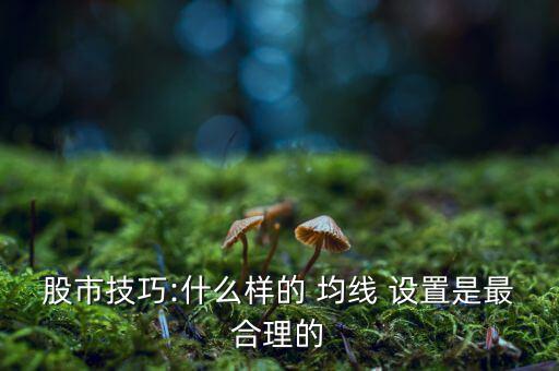 股市技巧:什么樣的 均線 設(shè)置是最合理的