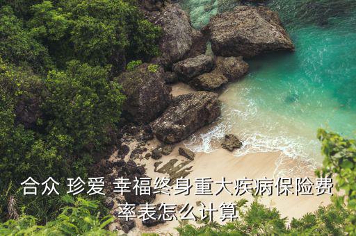 合眾 珍愛 幸福終身重大疾病保險費(fèi)率表怎么計算