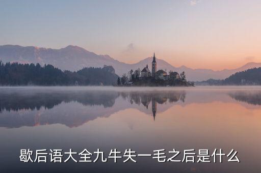 九牛失一毛的下預(yù)示什么，九牛失一毛