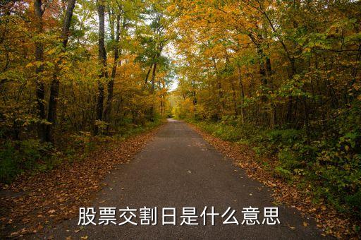 股市交割日是什么意思，股指交割日什么意思
