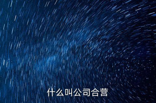 什么是合營公司，合營公司和聯(lián)營公司的區(qū)別還有子公司