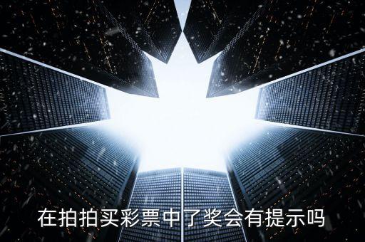 中彩票的時(shí)候會(huì)顯示什么，在財(cái)付通上買彩票是不是只要不中獎(jiǎng)是不會(huì)有什么提示的如果