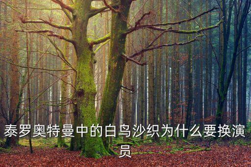 泰羅奧特曼中的白鳥(niǎo)沙織為什么要換演員