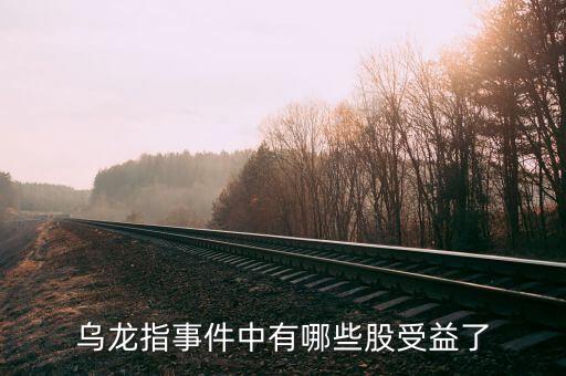 臺海危機利好什么股票，烏龍指事件中有哪些股受益了