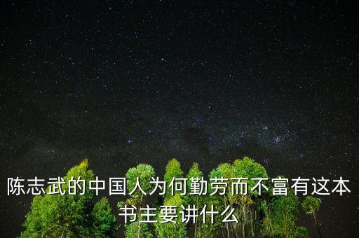 陳志武新書我什么，高分求陳志武的沒(méi)有中國(guó)模式這一回事一書希望是TXT格式的