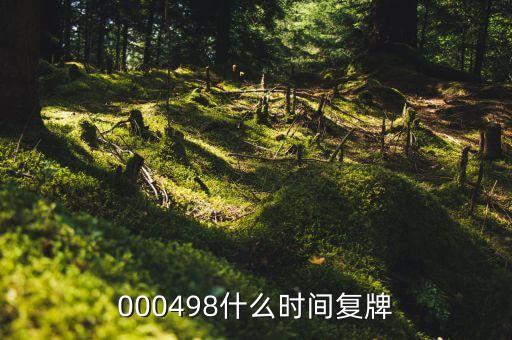 漢鼎股份什么時候復(fù)牌，000498什么時間復(fù)牌