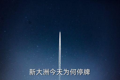 新大州a什么時候復(fù)牌，公告出來了請懂行的解釋一下什么時候可以復(fù)牌